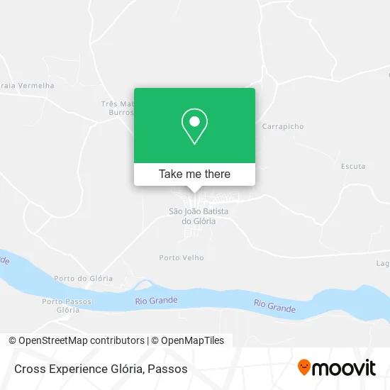 Cross Experience Glória map