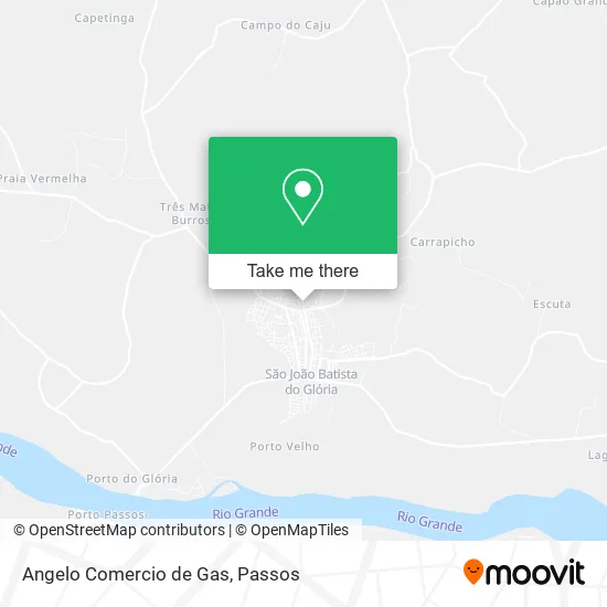 Angelo Comercio de Gas map