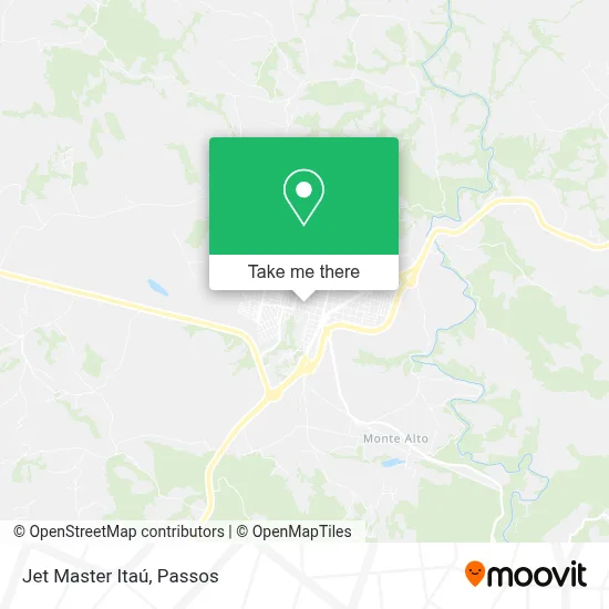 Jet Master Itaú map