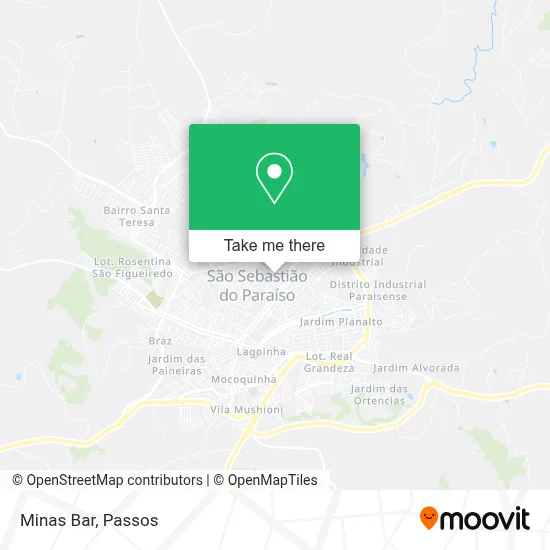 Minas Bar map