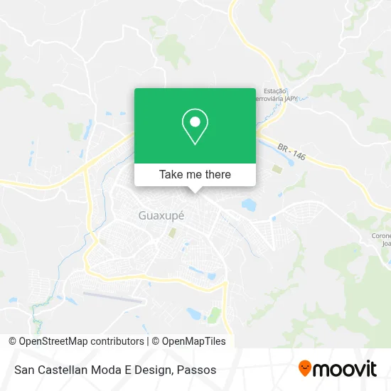 San Castellan Moda E Design map