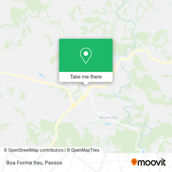 Boa Forma Itau map