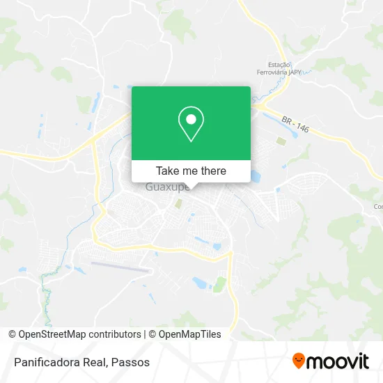 Panificadora Real map