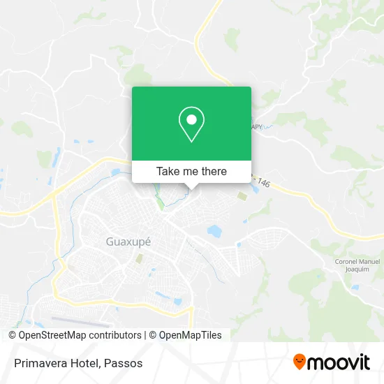 Hotel Primavera map