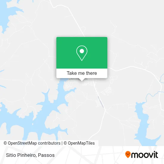 Sitio Pinheiro map