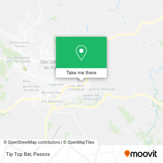 Tip Top Bar map