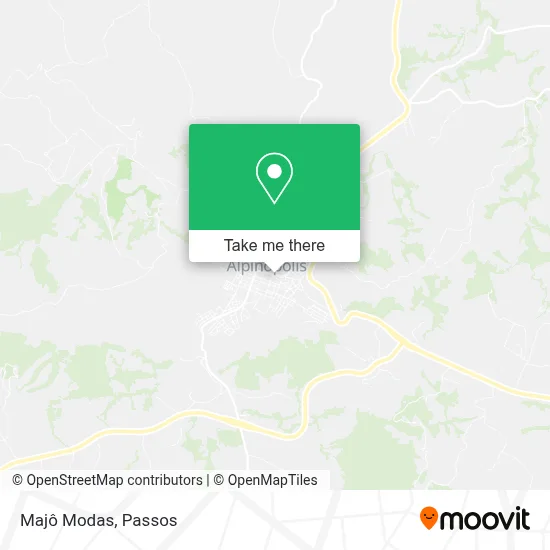 Majô Modas map