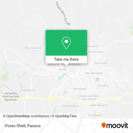 Posto Shell map