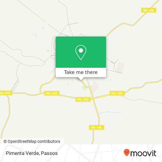 Pimenta Verde map