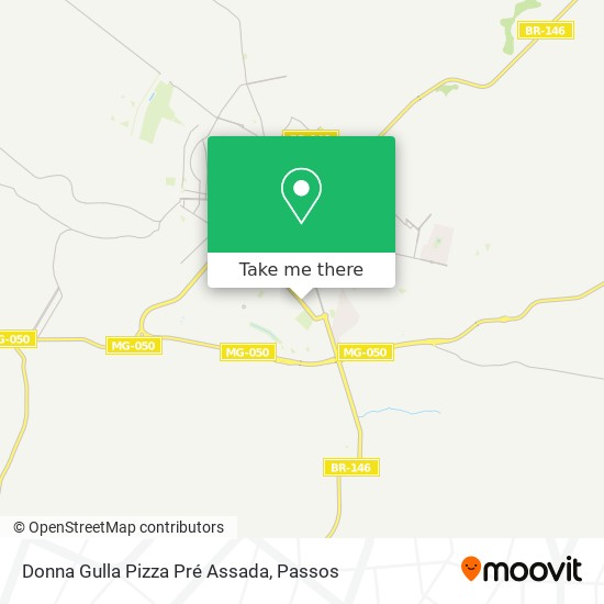 Mapa Donna Gulla Pizza Pré Assada