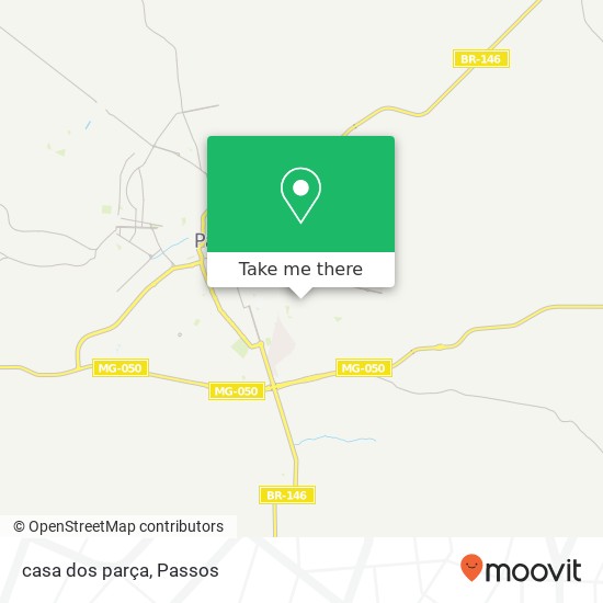 Mapa casa dos parça