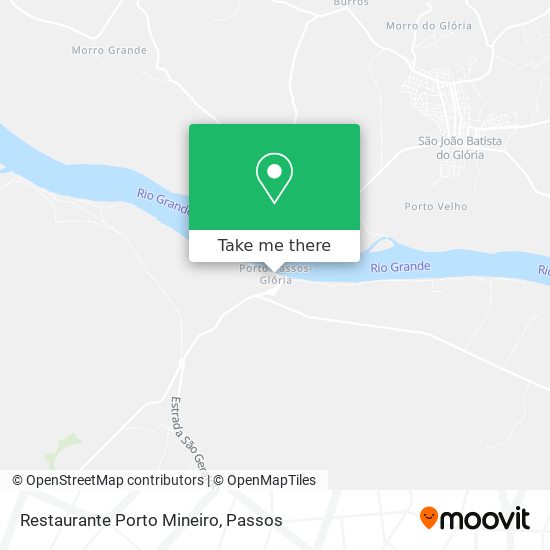 Mapa Restaurante Porto Mineiro