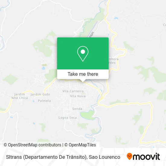 Sltrans (Departamento De Trânsito) map