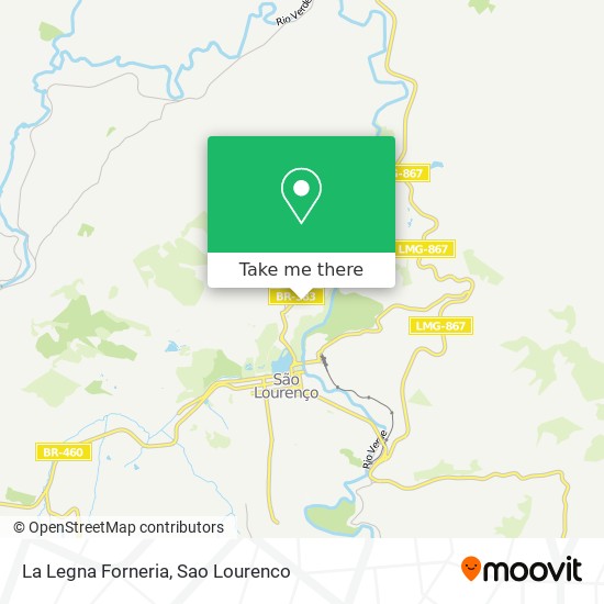La Legna Forneria map