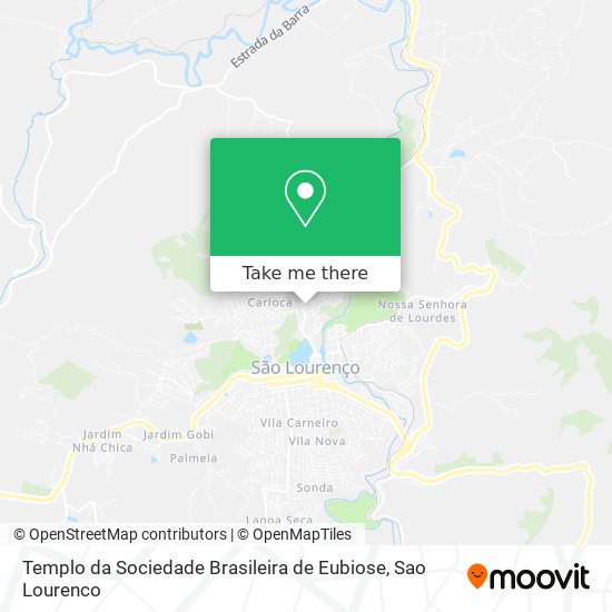 Templo da Sociedade Brasileira de Eubiose map