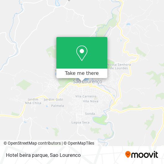 Hotel beira parque map