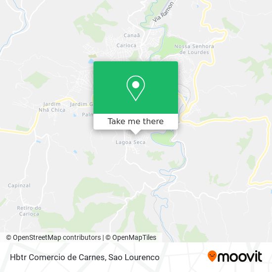 Hbtr Comercio de Carnes map