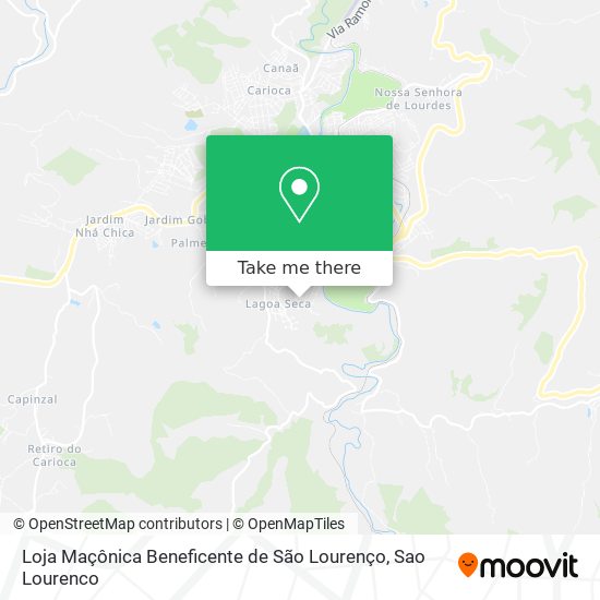 Loja Maçônica Beneficente de São Lourenço map