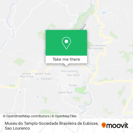 Museu do Templo-Sociedade Brasileira de Eubiose map