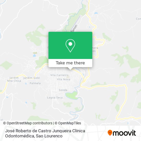 Mapa José Roberto de Castro Junqueira Clínica Odontomédica