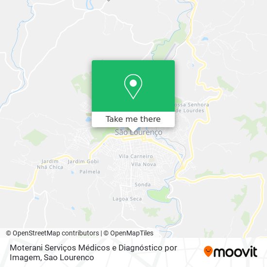 Mapa Moterani Serviços Médicos e Diagnóstico por Imagem