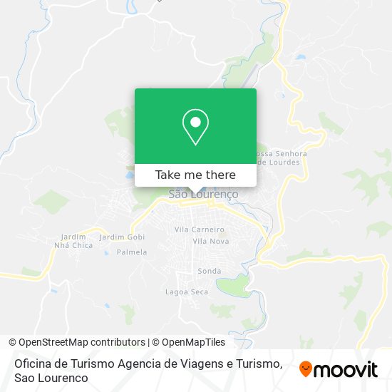 Mapa Oficina de Turismo Agencia de Viagens e Turismo