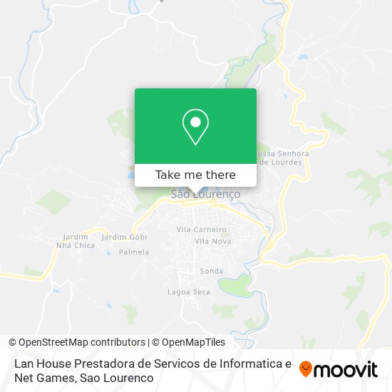 Lan House Prestadora de Servicos de Informatica e Net Games map