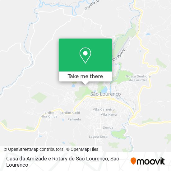 Casa da Amizade e Rotary de São Lourenço map