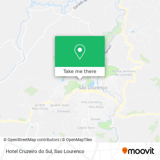Hotel Cruzeiro do Sul map