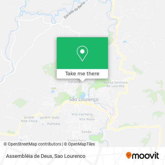Assembléia de Deus map