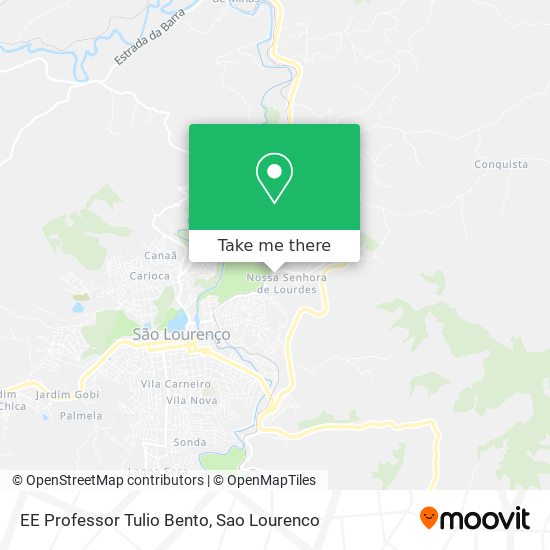 EE Professor Tulio Bento map