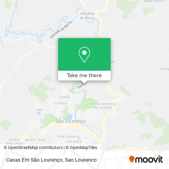 Casas Em São Lourenço map