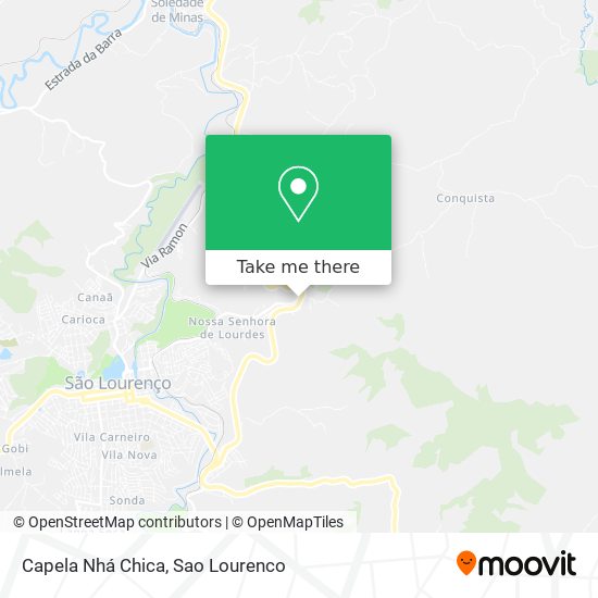 Capela Nhá Chica map