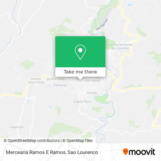 Mapa Mercearia Ramos E Ramos