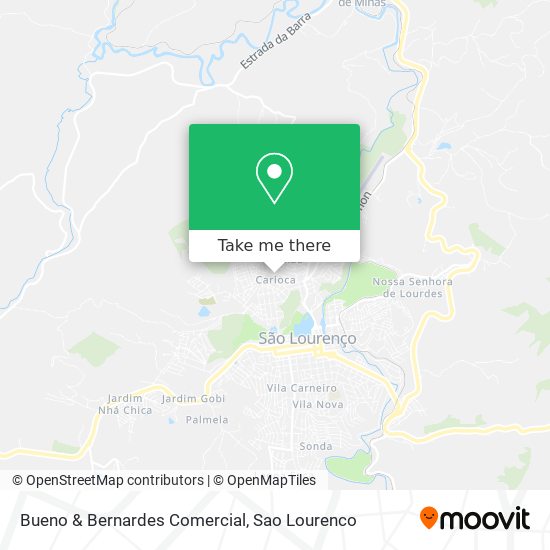 Mapa Bueno & Bernardes Comercial