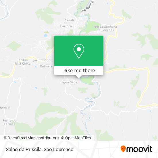 Salao da Priscila map