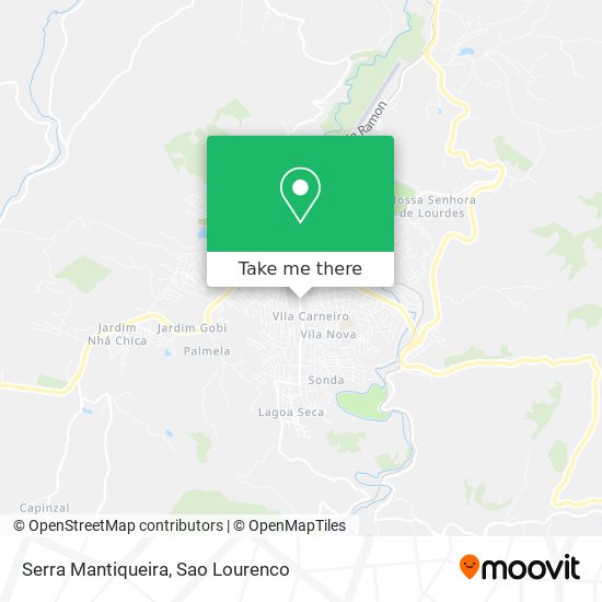 Serra Mantiqueira map