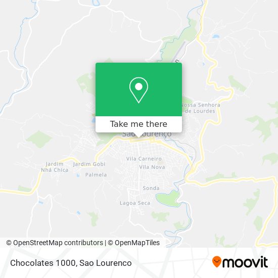 Mapa Chocolates 1000