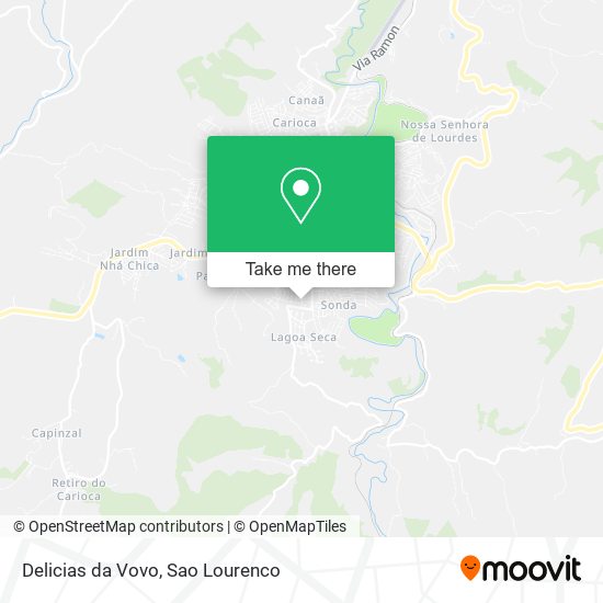 Delicias da Vovo map