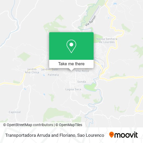 Transportadora Arruda and Floriano map