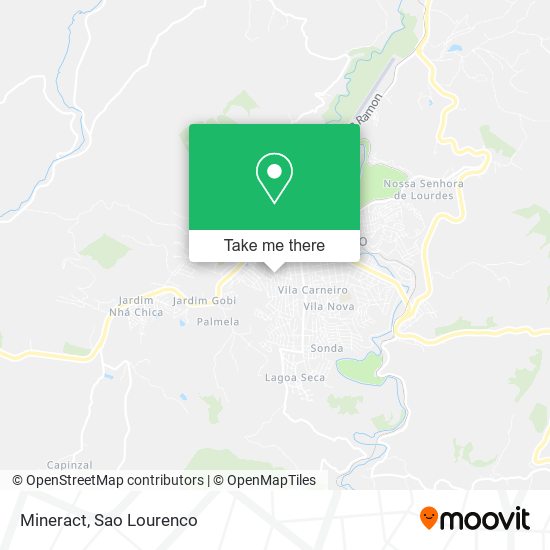 Mineract map