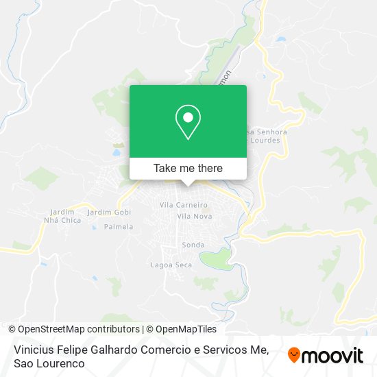 Vinicius Felipe Galhardo Comercio e Servicos Me map