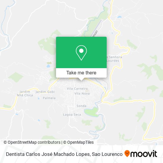 Mapa Dentista Carlos José Machado Lopes