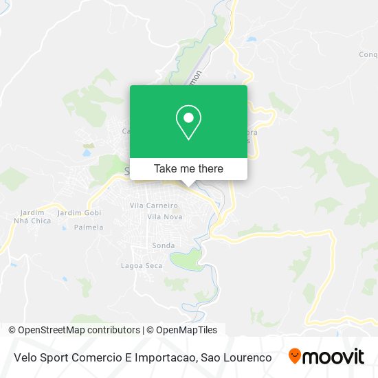 Mapa Velo Sport Comercio E Importacao