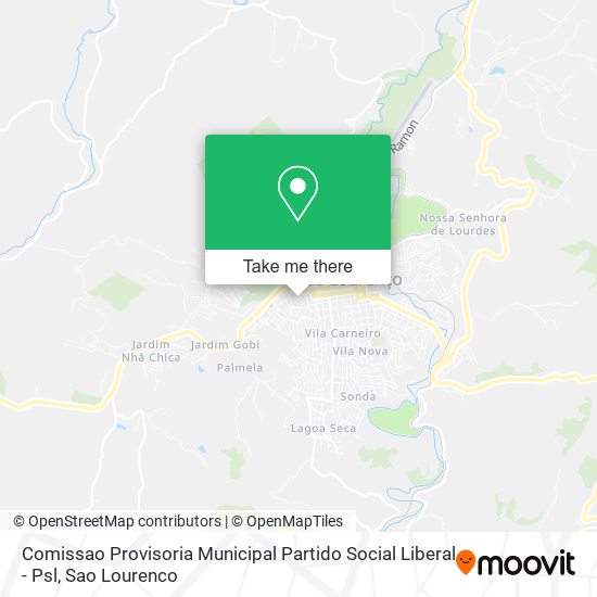 Mapa Comissao Provisoria Municipal Partido Social Liberal - Psl