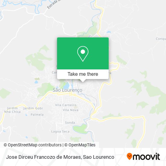 Mapa Jose Dirceu Francozo de Moraes