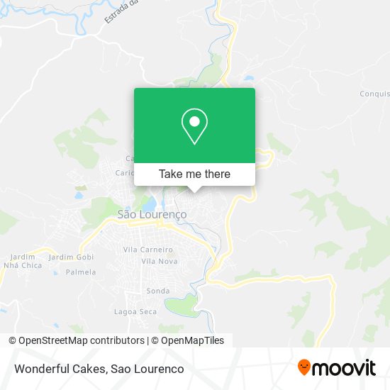 Wonderful Cakes map