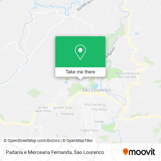 Mapa Padaria e Mercearia Fernanda