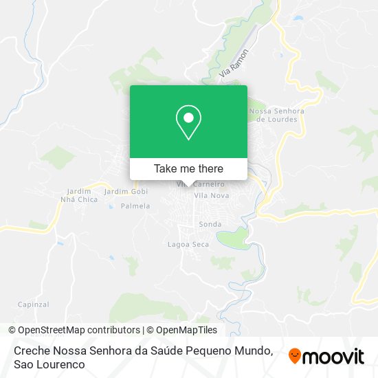 Creche Nossa Senhora da Saúde Pequeno Mundo map