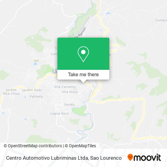 Mapa Centro Automotivo Lubriminas Ltda